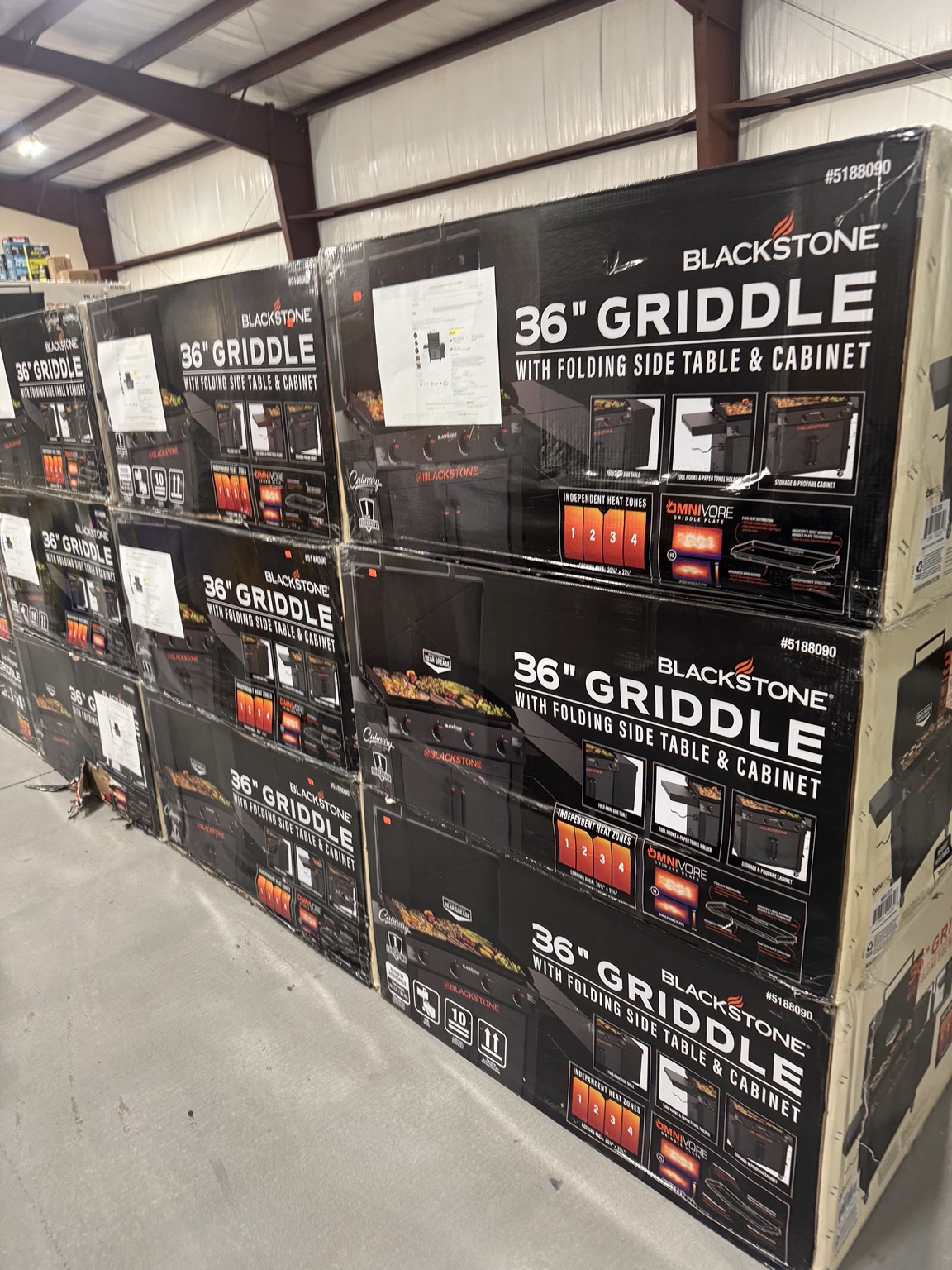 Blackstone griddles from a previous truckload