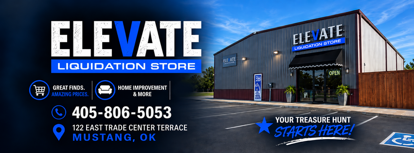Elevate Liquidation Store in Mustang, Oklahoma